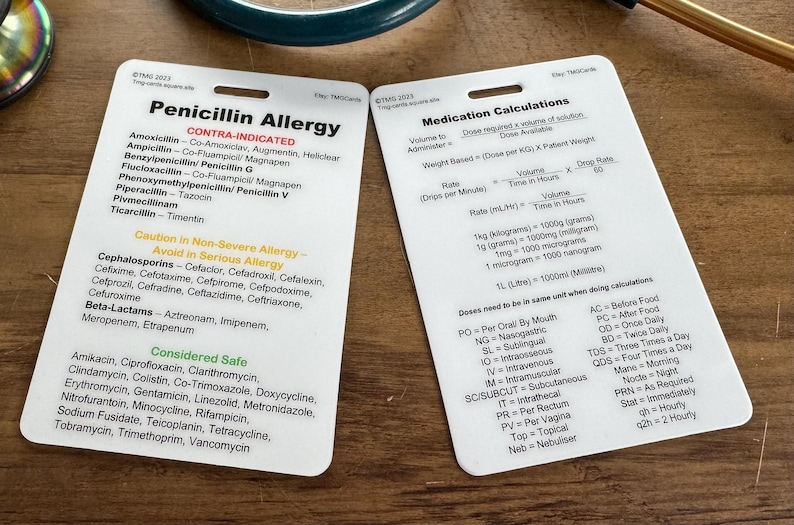 Healthcare Reference Cards: Nursing, Paramedic, Medical Study and ...