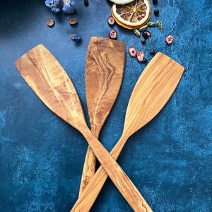 Wood Spatula | Wooden Utensil | Kitchen Utensil | Cooking utensil | Wooden Kitchen | Sustainable Gift | Olive Wood | Wooden Cooking Spoon