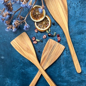 Wood Spatula | Wooden Utensil | Kitchen Utensil | Spatula | Cooking utensil | Wooden Kitchen | Sustainable Gift | Rustic Kitchen