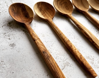 Olive Wood | Wooden Cooking Spoon | Wooden Utensil | Wood Spoon | Cooking gift | Kitchen Utensil | Chefs gift