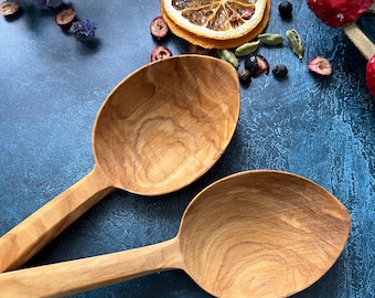 Olive Wood | Wooden Cooking Spoon | Wooden Utensil | Wood Spoon | Cooking gift | Kitchen Utensil | Chefs gift | Scandi Kitchen