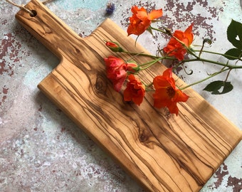 Olive Wood | Wooden Chopping Board | Cutting board | Charcuterie Board | Food Platter | Rustic | Serving Platter | Scandi Kitchen |