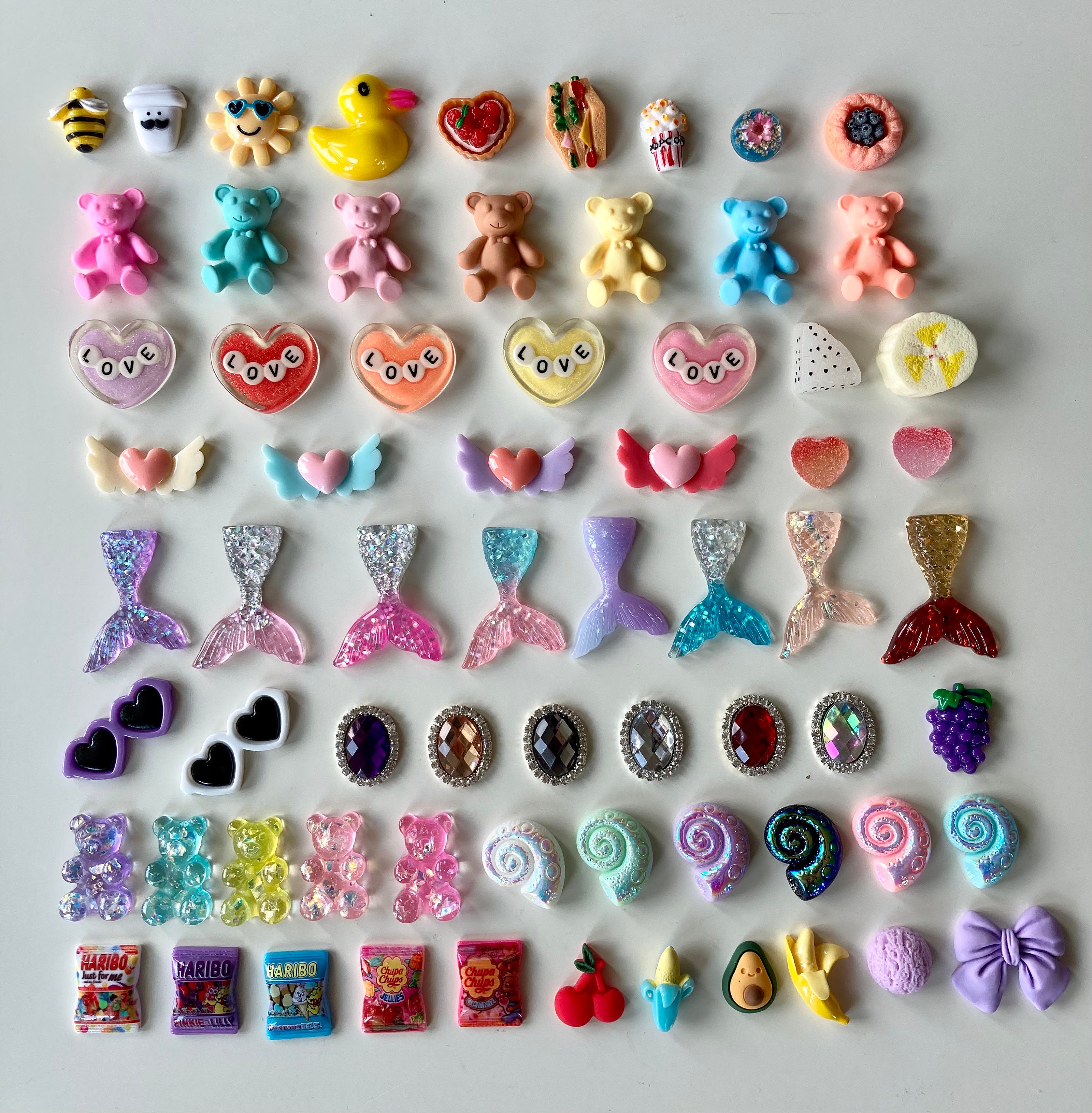 summer croc charms