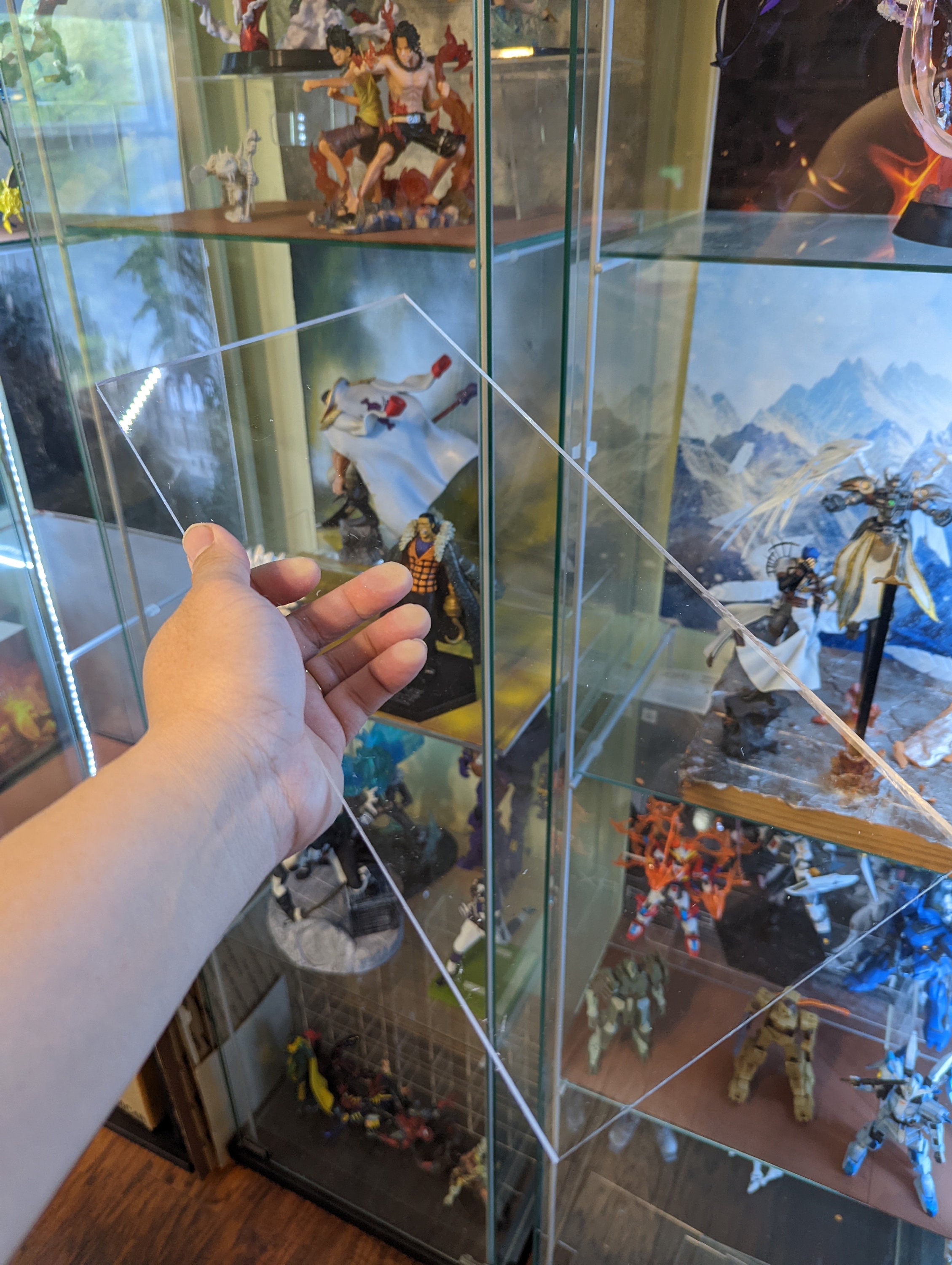 Ikea Detolf Acrylic Replacement Shelf cescl.edu.br