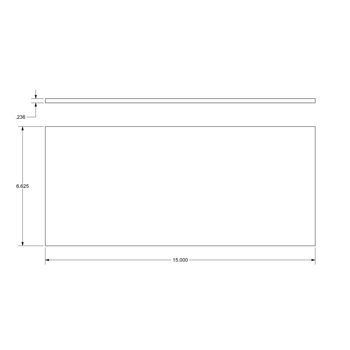 Ikea Detolf 6.625 X 15 Acrylic Replacement Shelf Etsy