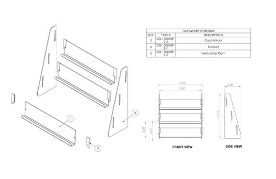 Scaffale In KIT Portaoggetti ECORACK Riciclato In Cartone Strutturale - Foto 3