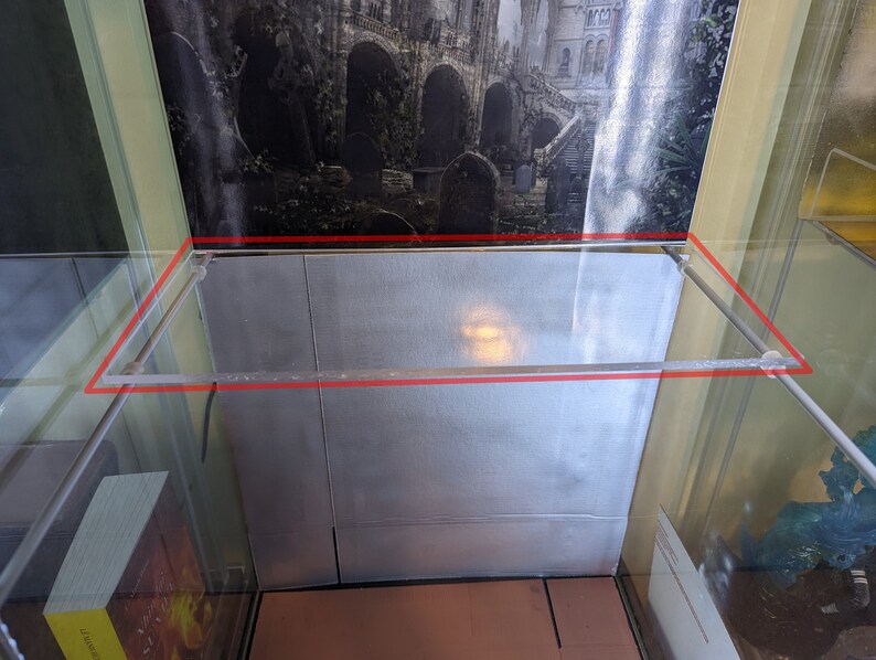 Ikea Detolf 6.625 X 15 Acrylic Replacement Shelf Etsy