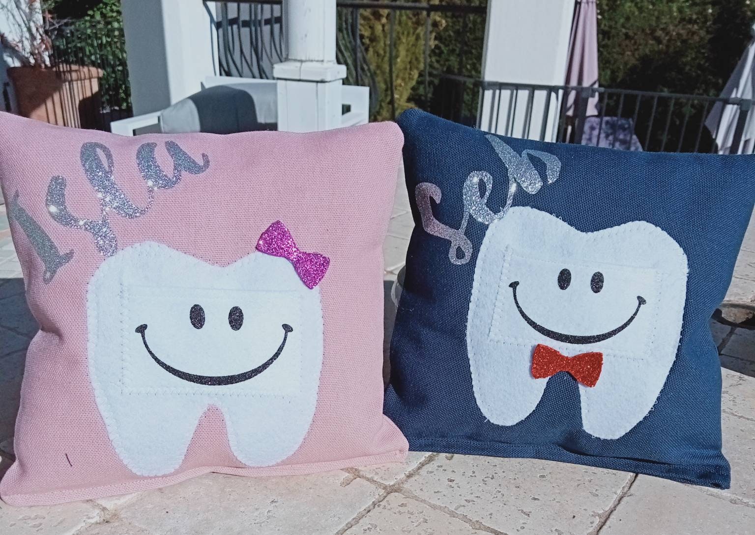 Oreiller de Fée Des Dents/Personnalisé Magie de La Dents