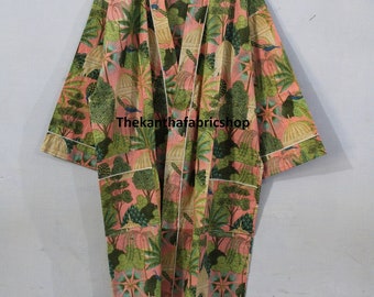 Indian Soft Cotton Kimono Women Wear Winter Kimono Robes For Women