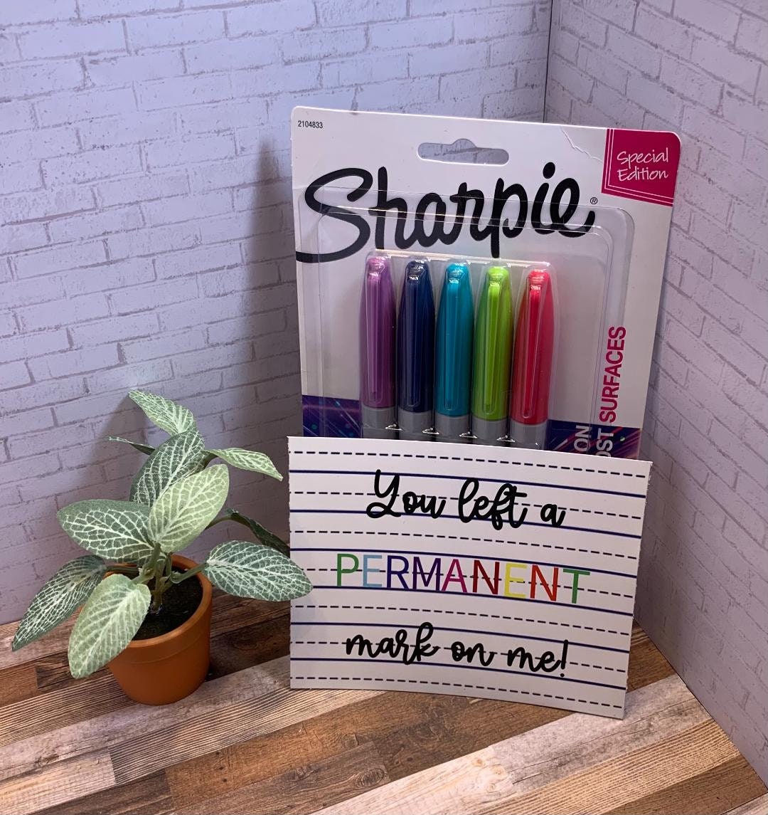teacher-appreciation-printable-you-left-a-permanent-mark-on-me-digital-download-etsy for Sharpie Teacher Appreciation Free Printable Teacher Appreciation Printable | You Left A Permanent Mark on Me | Digital Download - Etsy for Sharpie Teacher Appreciation Free Printable