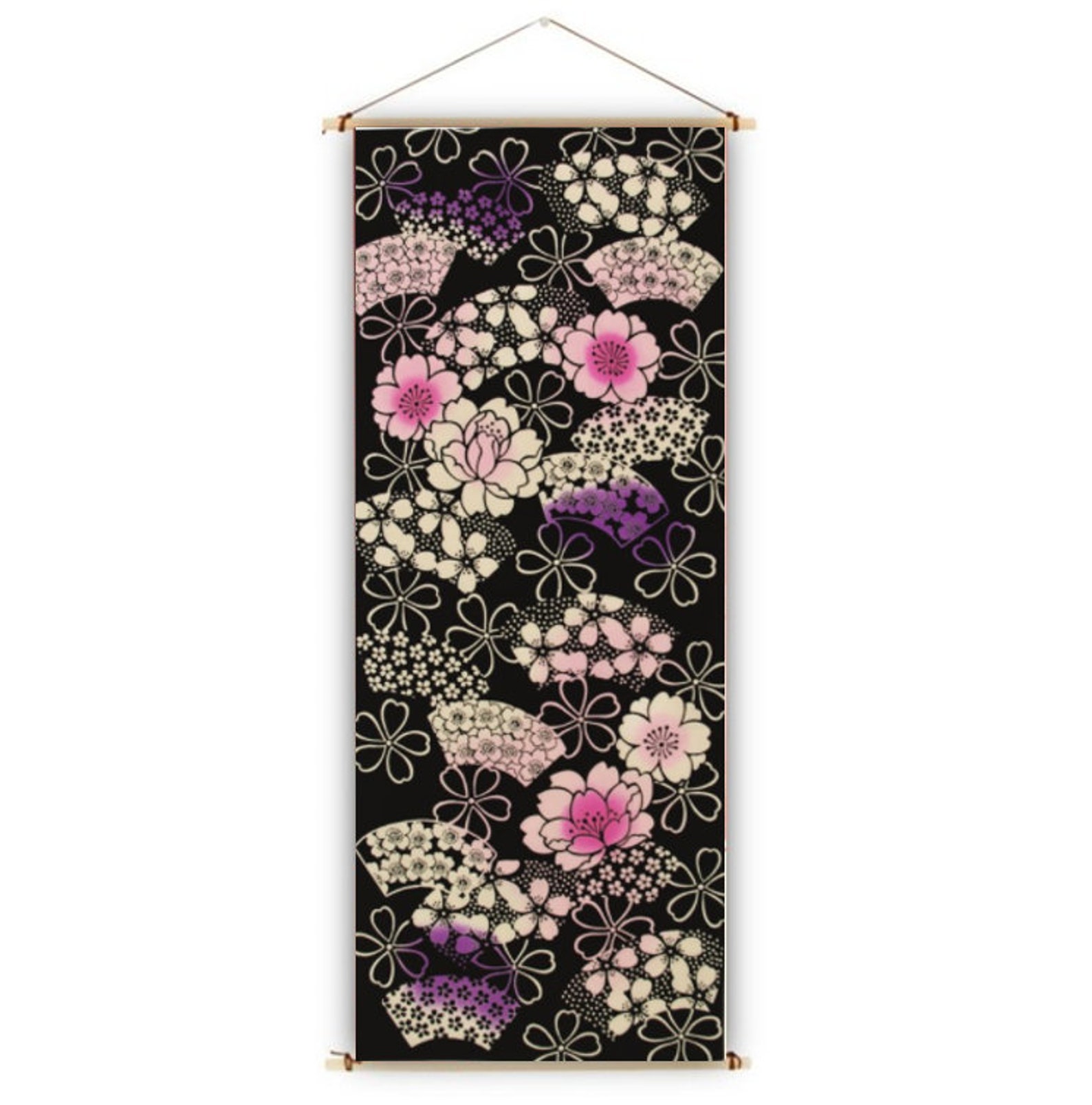 Handdye Tenugui Japanese Tapestry Wall hangings Kakejiku Etsy