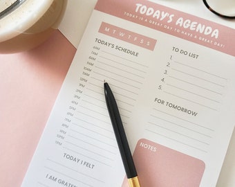 To Do List Notebook Etsy