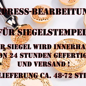Express-Bearbeitung Siegelstempel