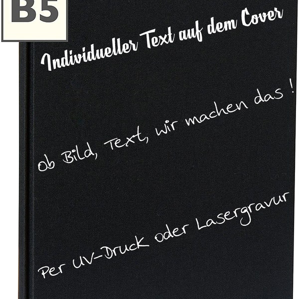 Semikolon Notizbuch Classic B5 * Personalisiert * Hochzeitsgästebuch * Taufe * Geburt *