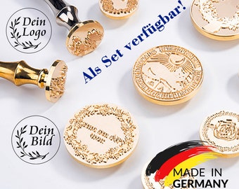 Personalized seal with your own logo, custom seal stamp for weddings, save the date, invitation cards, wax stamp, set, wedding