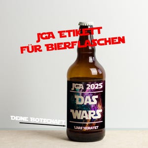 Etichette personalizzate per bottiglie di birra per l'addio al celibato: perfette per la tua festa! JGA * Matrimonio * Testimone