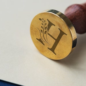 Individueller Wachssiegel mit einem Buchstaben, personalisiertes Siegel, Hochzeit, Stempeln,Wachssiegel, DIY retro stamp