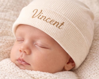 Newborn Baby Hat Beanie Clothing Unisex Infant Hat Nursery Hat Baby Boys Girls 0-24 Months 4 Colors to Choose From.