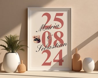Wedding picture personalized picture bride and groom photos you and me family wedding gift wedding gift we said yes many designs A