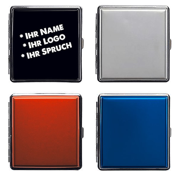 Individual cigarette cases * Personalized * Desired engraving