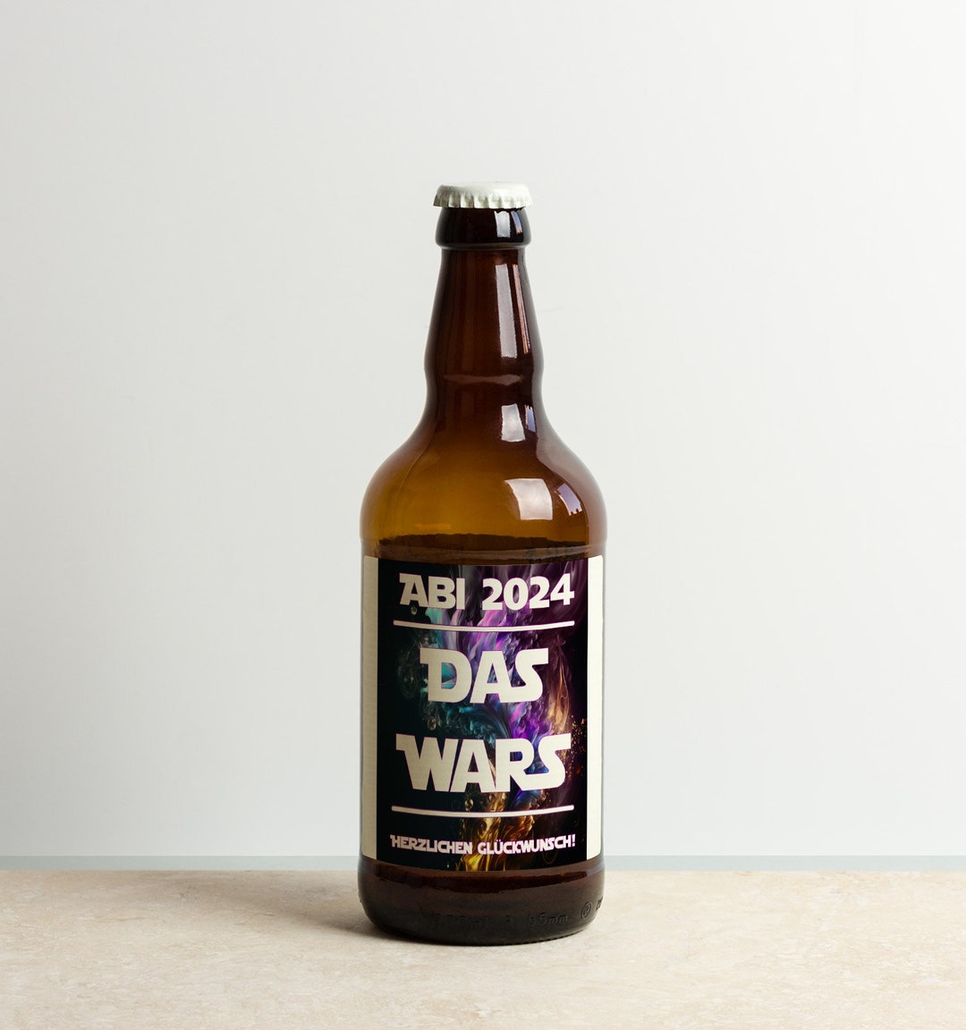 Personalized Beer Bottle Label 0.33 Bottle Abi 2024 Gift for the Abi ...