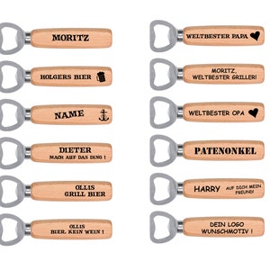 Individual bottle opener with desired text, engraving name, Father&#39;s Day gift unique engraved for men father grandpa brother