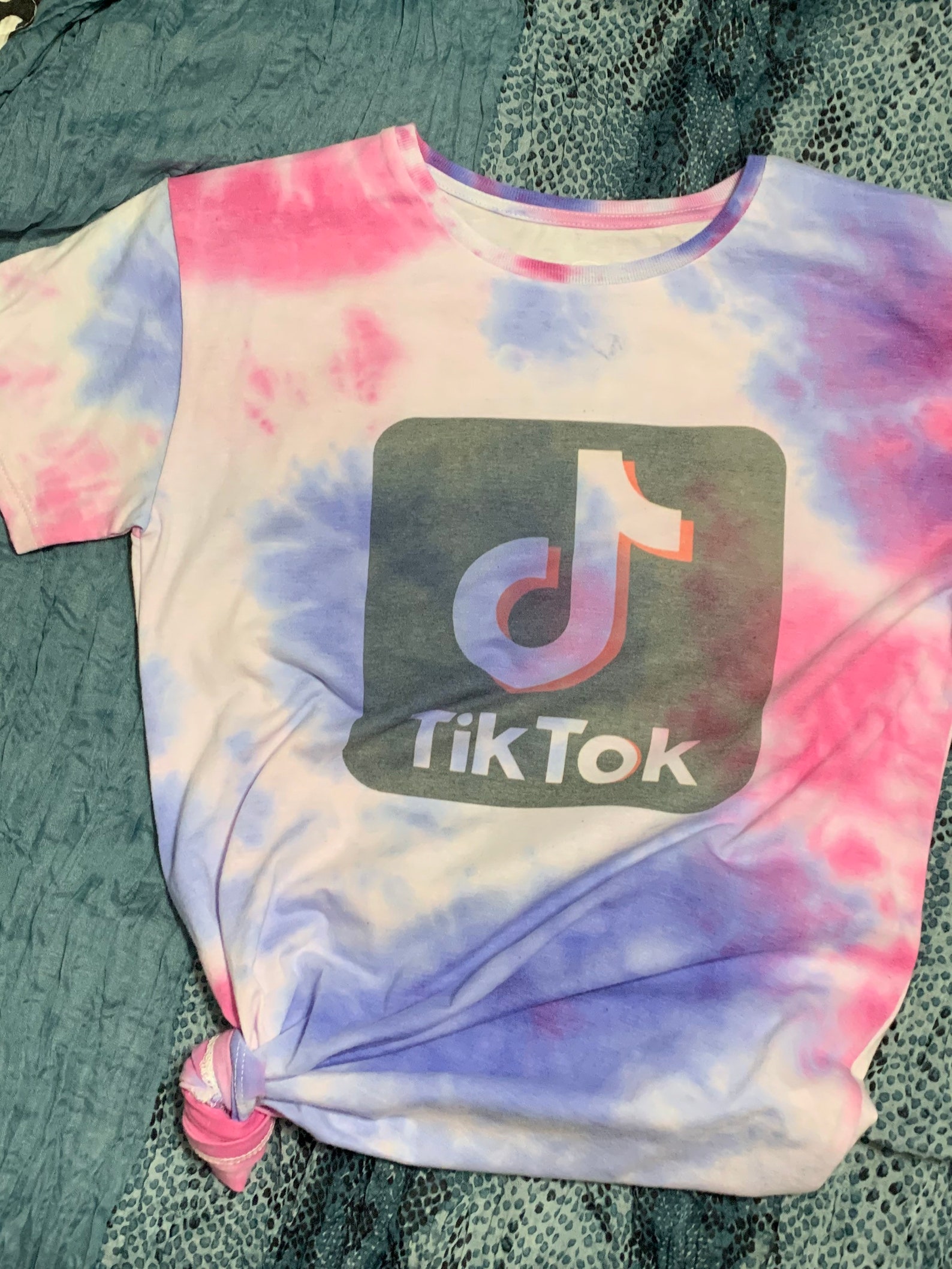 Tie dye tshirt TikTok shirt Tie dye Birthday tie dye Etsy