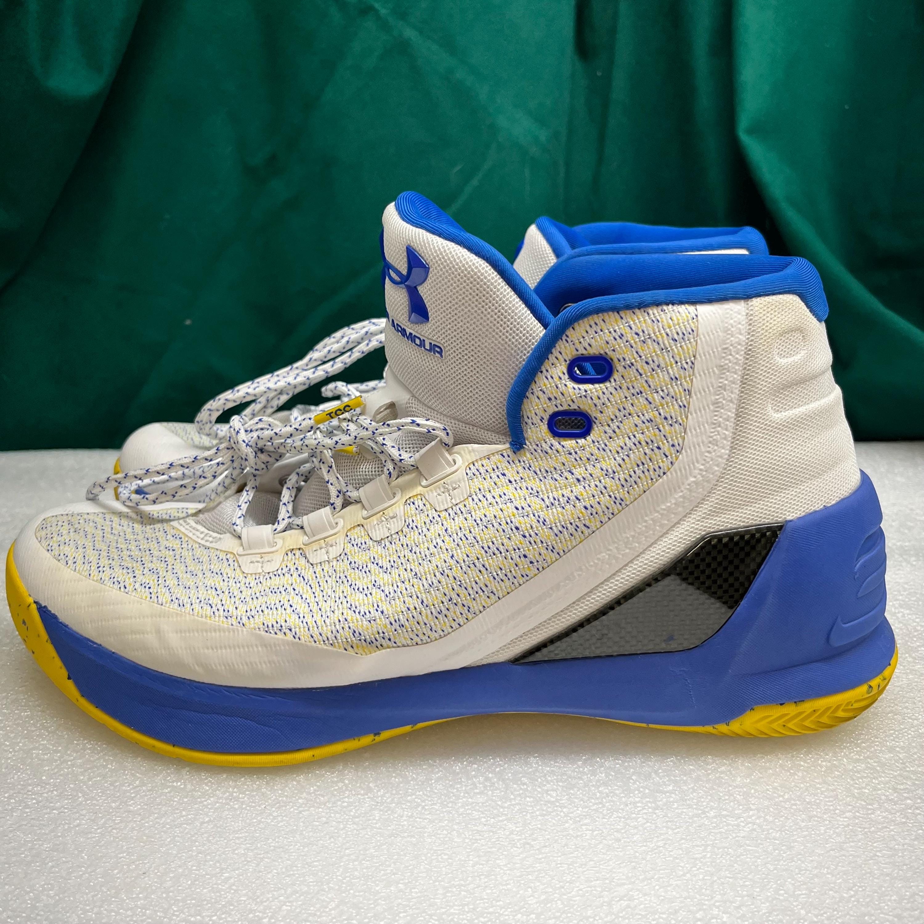 Under Armour Curry 3 Dub Nation Home/Ultra Blue -‎ Size 10.5 Mens Under Armour Curry 3 Dub Nation Home Ultra Blue  main image 2