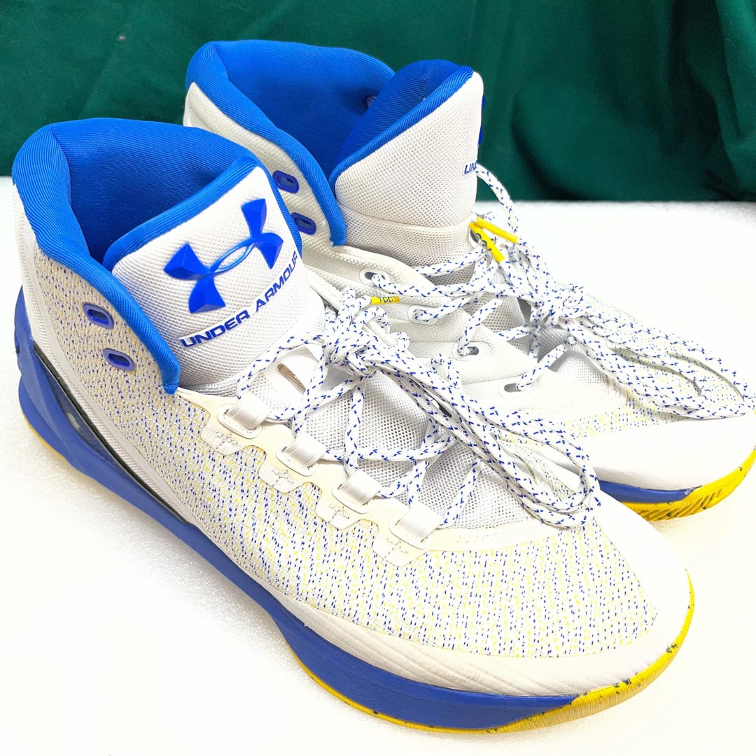 Under Armour Curry 3 Dub Nation Home/Ultra Blue -‎ Size 10.5 Mens Under Armour Curry 3 Dub Nation Home Ultra Blue  main image 3