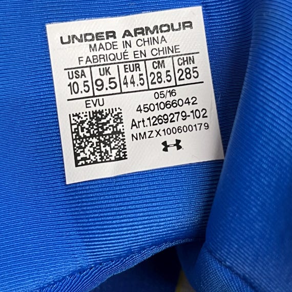 Under Armour Curry 3 Dub Nation Home/Ultra Blue -‎ Size 10.5 hqdefault.jpg main image 3