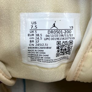 Nike Women’s Air Jordan 1 Mid SE Split Beach Cherrywood Sneakers Size 7.5 image 5