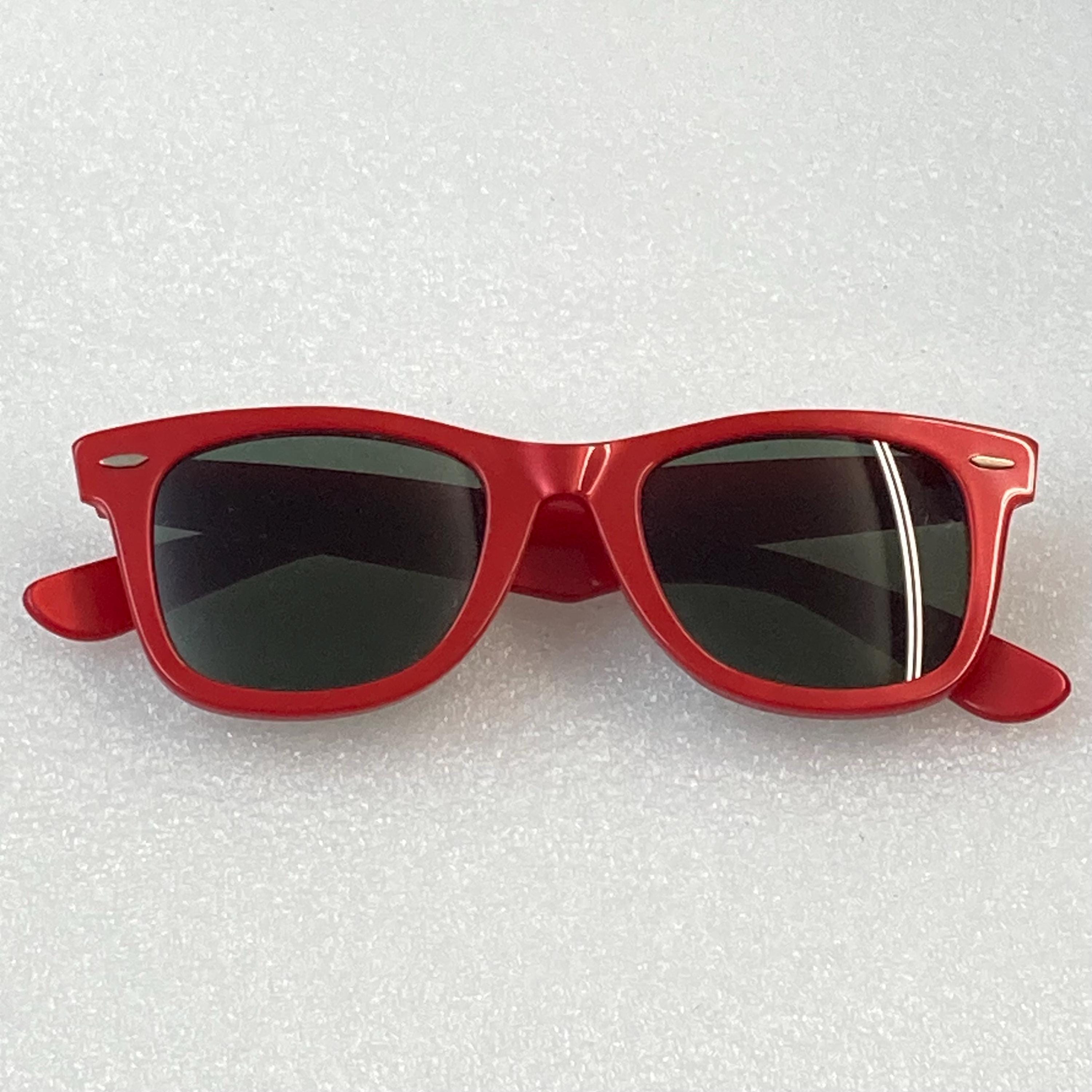 Ray Ban Bausch & Lomb Cherry Red Wayfarer 5022 Sunglasses