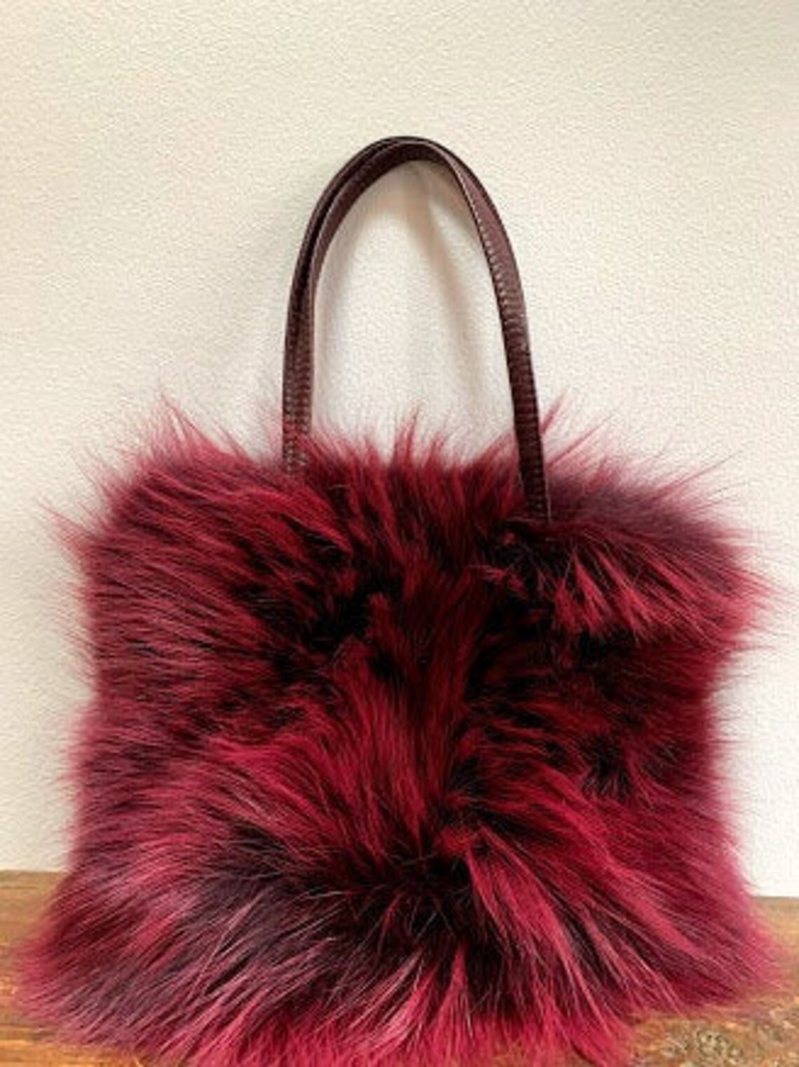 Fur purse Etsy