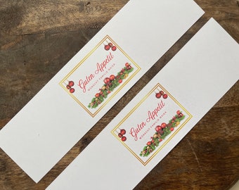 personalized banderoles for your napkins for Christmas