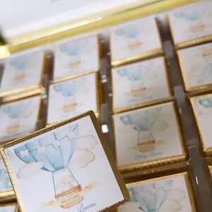 BÉBÉ Boîte de chocolats pour nouveau-né Boîte de chocolats pour nouveau-né C'est un garçon Révélation du sexe du garçon Lait au chocolat