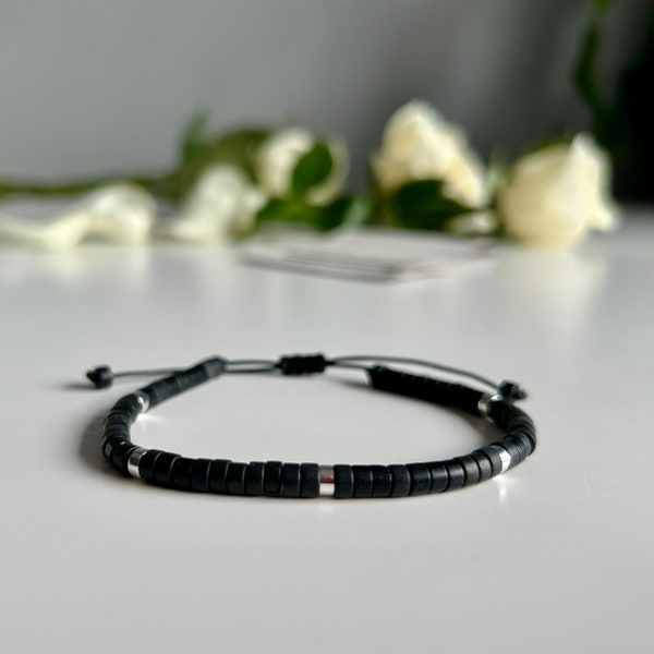 Black Power T Tassel Bracelet