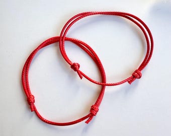 Red String Bracelet Set: Kabbalah Good Luck Amulet