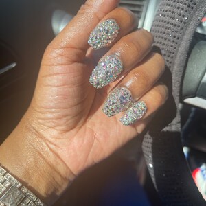 Diamond Glam Press On Nails