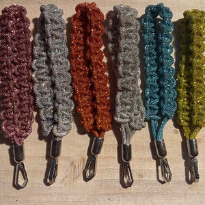 Slim Rhinestone Rope Keychain | Bling Keychain | Sparkle Keychain | Bling Rhinestone Wristlet