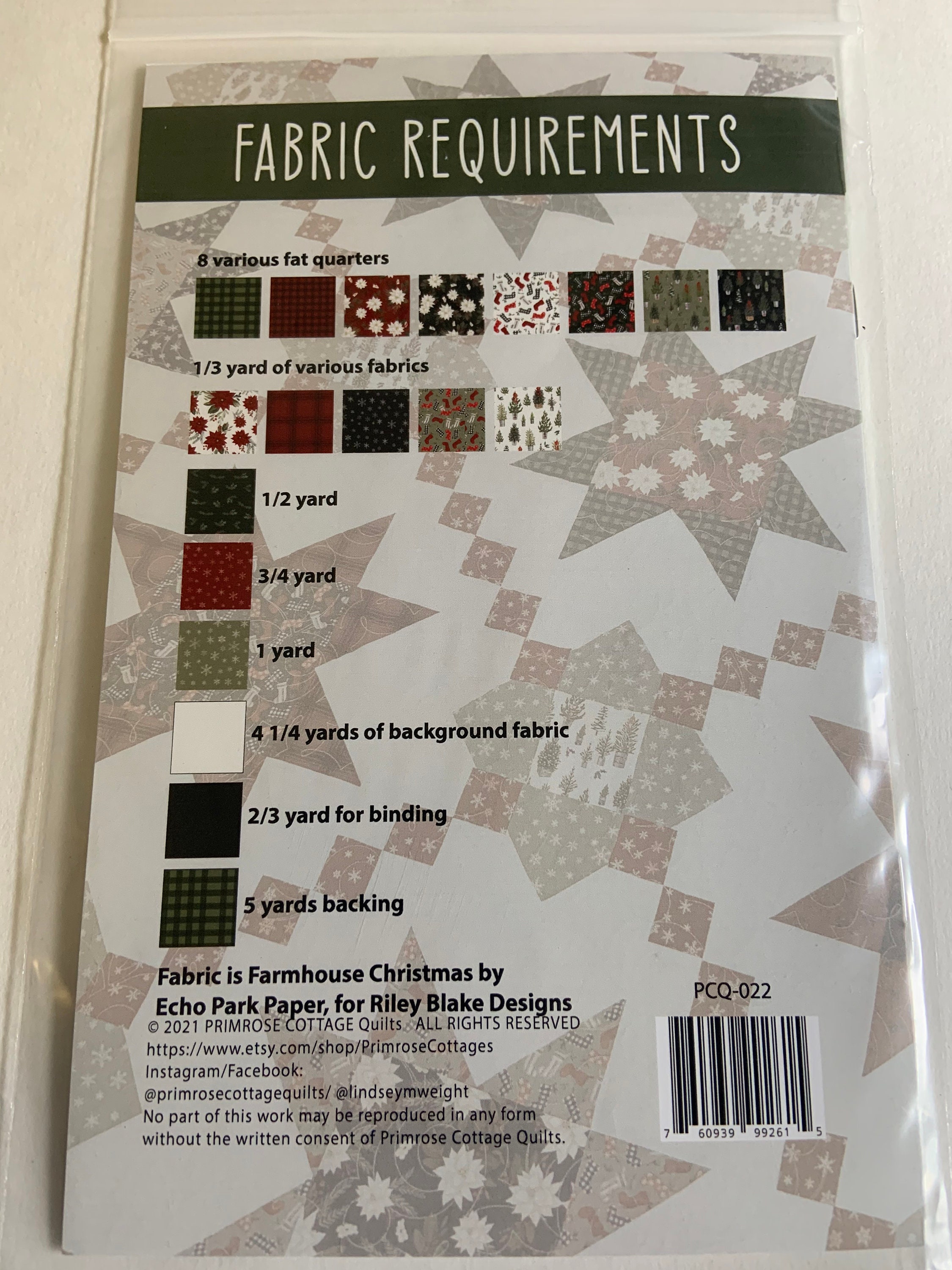 Legacy Quilt Pattern by Primrose Cottage Quilts for Riley Etsy