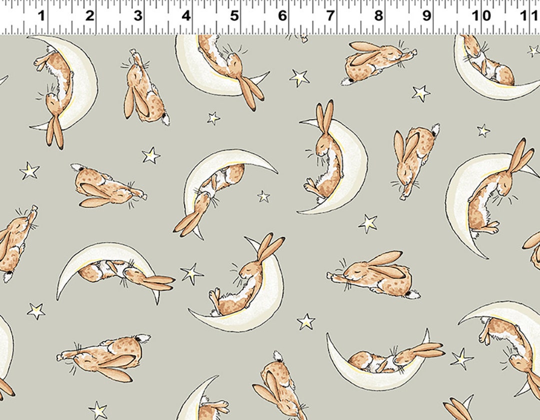 Guess How Much I Love Youflannel Fabricclothworks Etsy