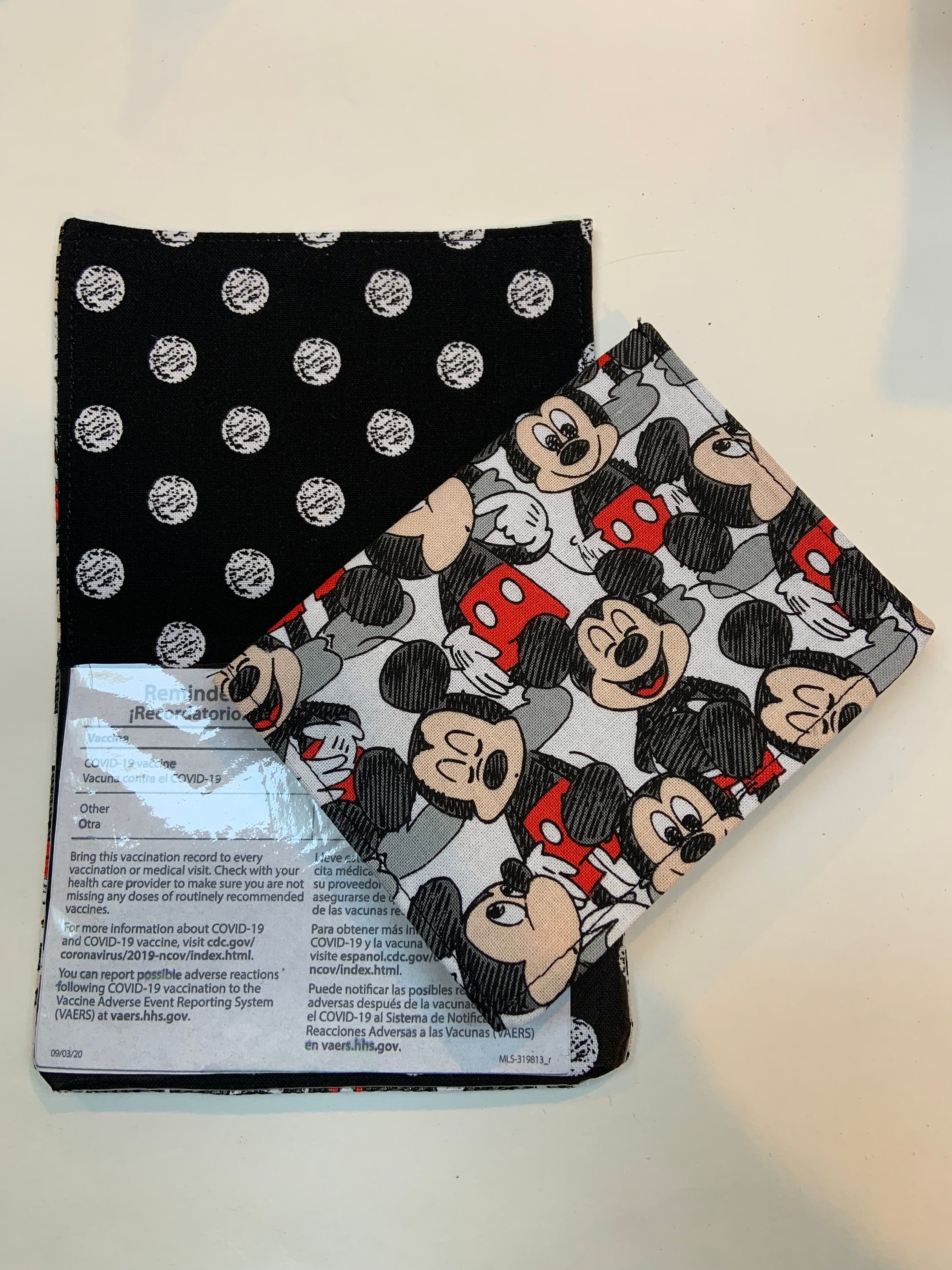 Vaccine Card Holder-mickey Mouse/disney/rainbow - Etsy