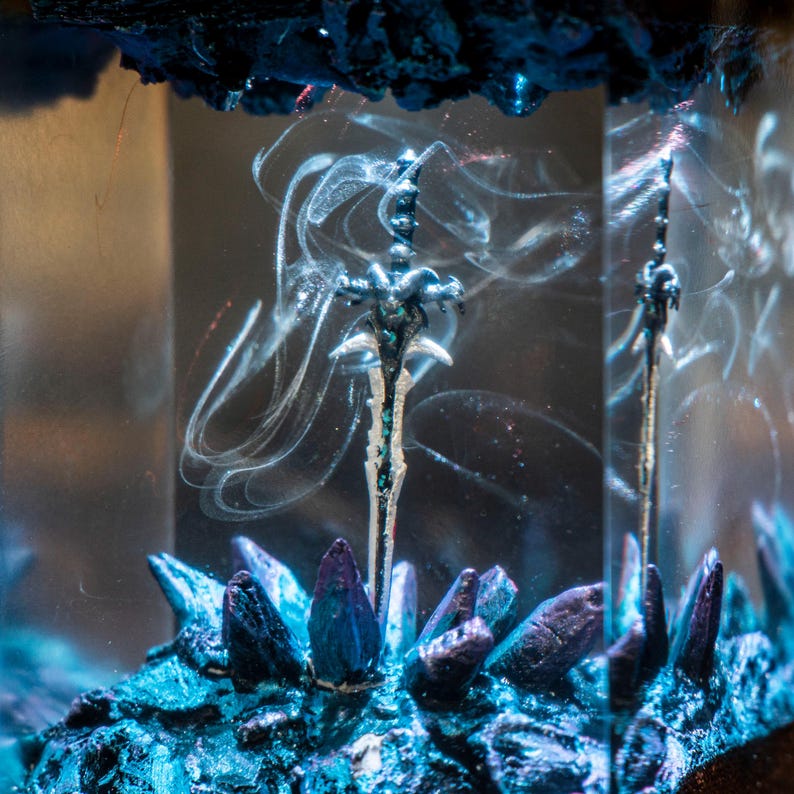 Warcraft Resin Lamp, WOW resin lamp