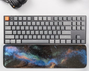 Resin Galaxy Tastatur Handgelenk Rest: TKL Gaming Decor