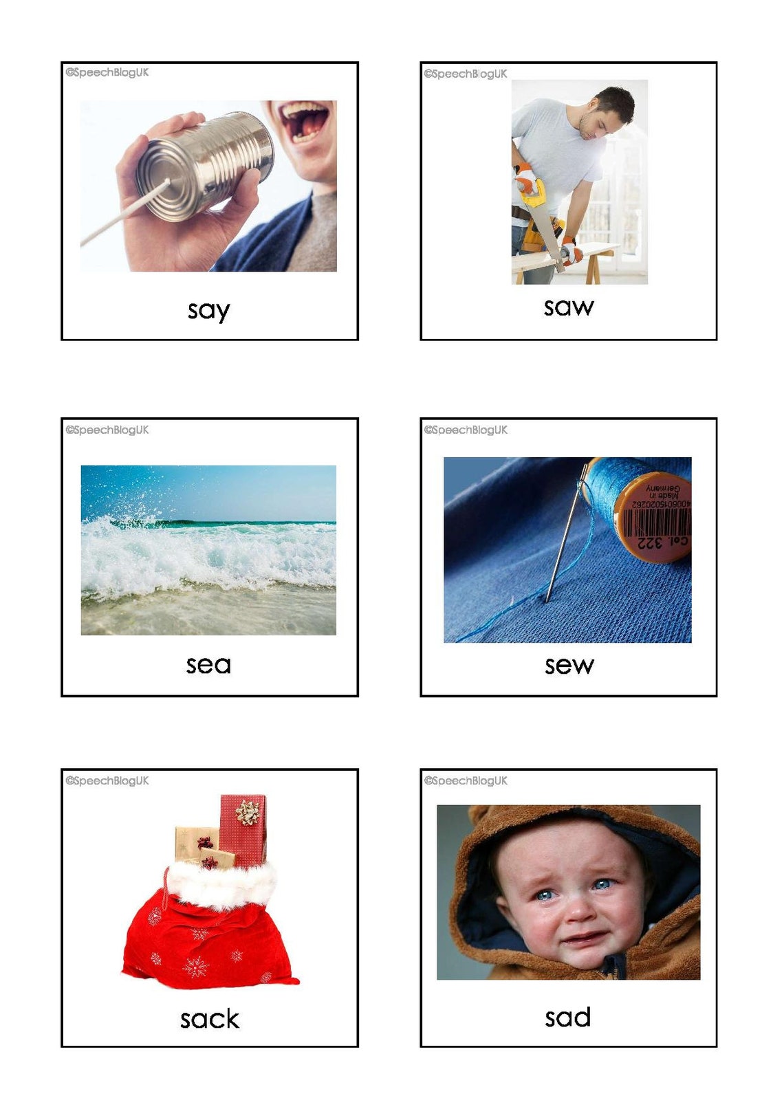 Speech Therapy S Cards - Etsy UK