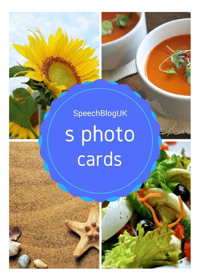 Speech therapy s cards image 1