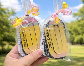 Teacher Appreciation Gift, Personalized Jumbo Paper Clip, Back to School Gift, Teacher Gift Idea, Teacher Gift Set, Teacher Name Gift