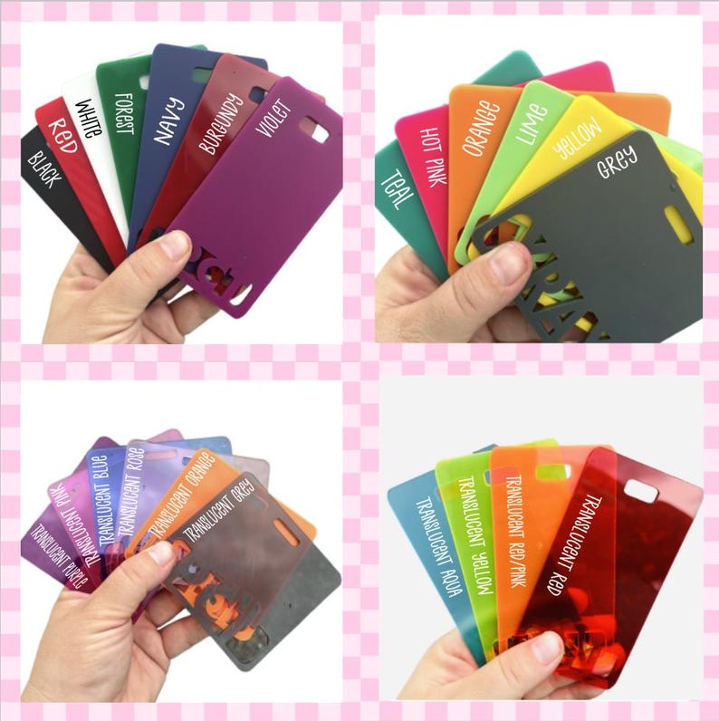 May include: A set of 16 plastic cards in various colours, including red, blue, green, yellow, orange, purple, and black. The cards are labelled with the colour name and are arranged in a fan shape. The cards are translucent and have a glossy finish.