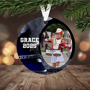 Adorno navideño de banda de música, regalo para banda escolar, recuerdo para músico de banda, regalo para estudiantes de último año, regalo para preparatoria 2025