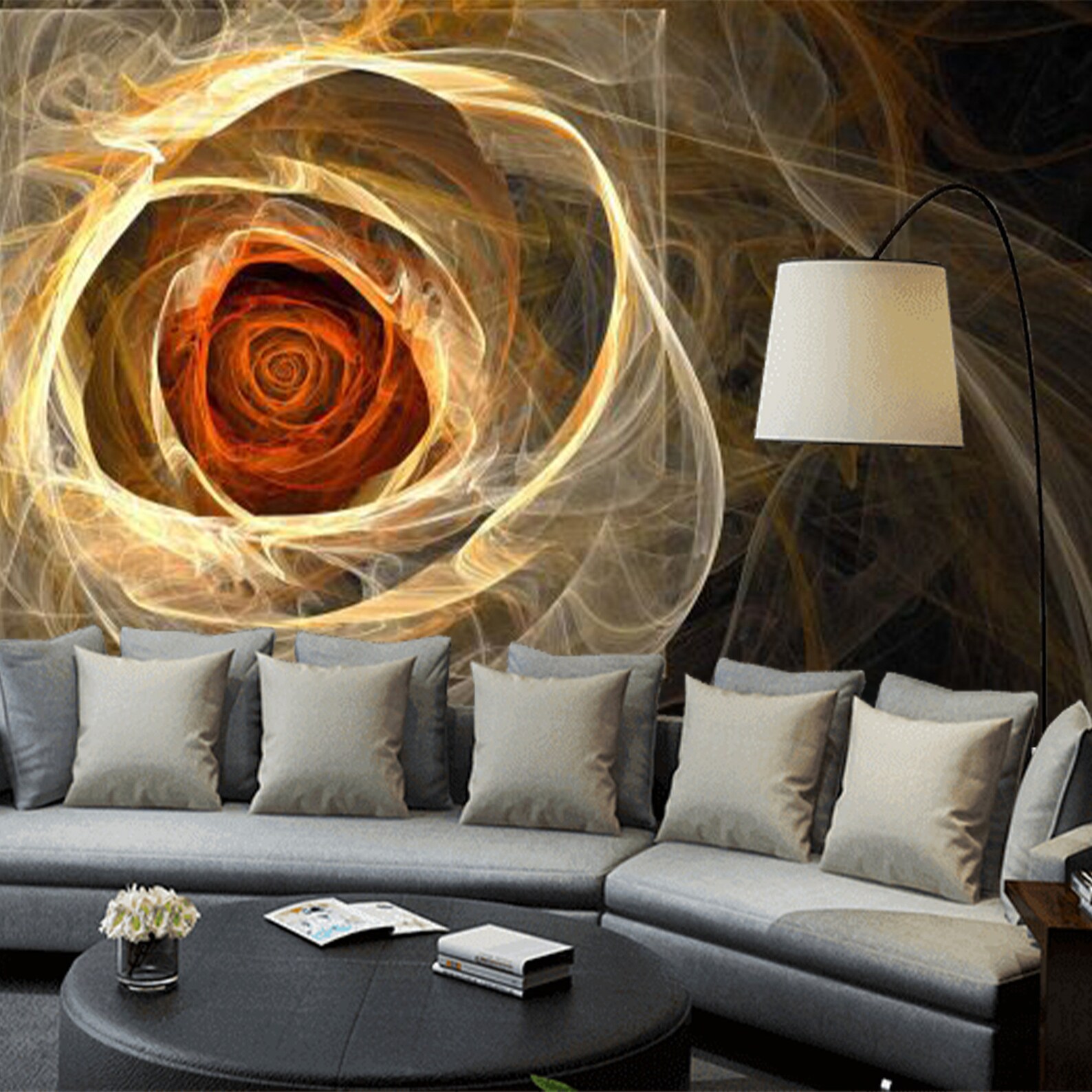 Photo 3D Wallpaper Bedroom Decor Living Room Wall Drapery | Etsy